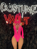 Hot Pink Goth Bunny Costume – Halloween Costume, Cosplay & Role Play